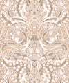 Bellbirds & Iris Wallpaper, Caffe Latte