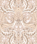 Bellbirds & Iris Wallpaper, Caffe Latte
