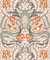 Bellbirds & Iris Wallpaper, Pistachio