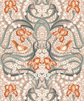 Bellbirds & Iris Wallpaper, Pistachio