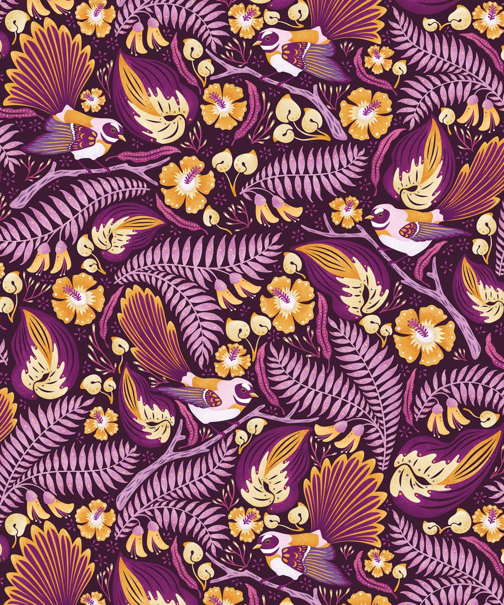 Fantails Wallpaper, Berries