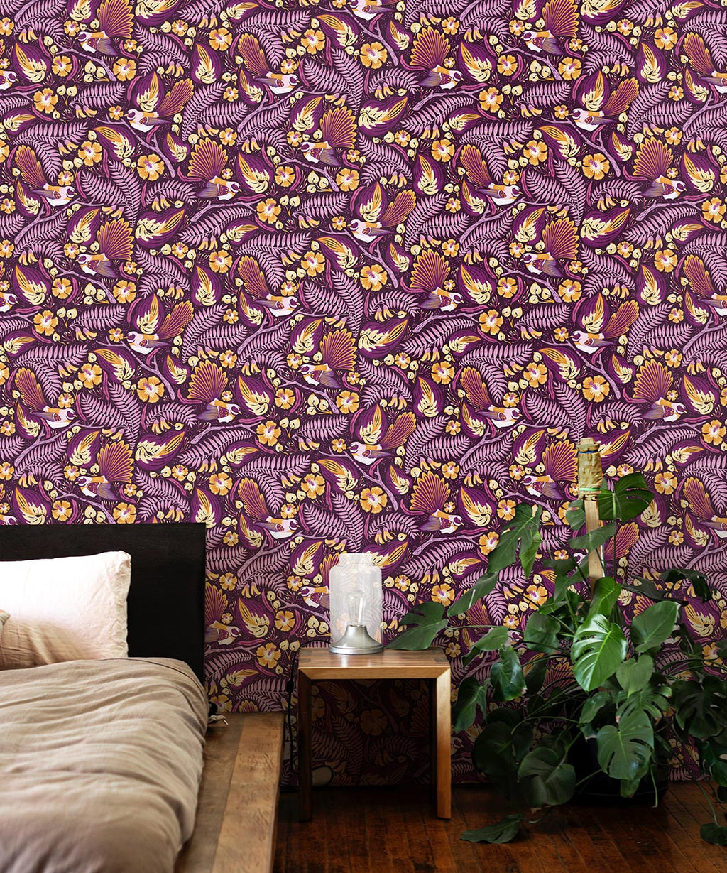 Fantails Wallpaper, Berries
