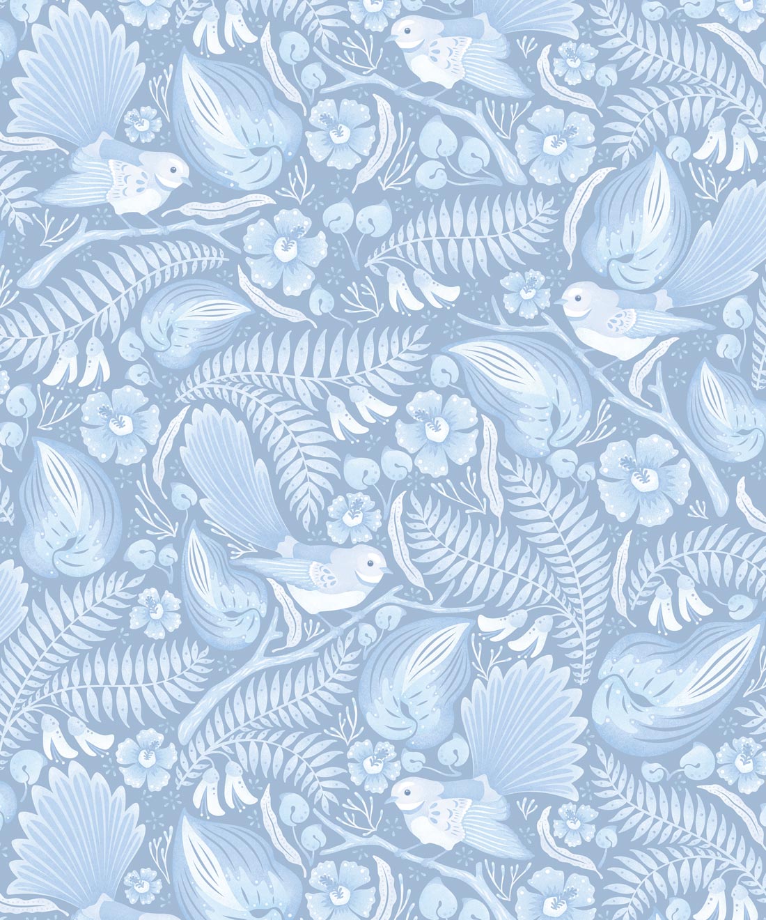 Fantails Wallpaper, Ice