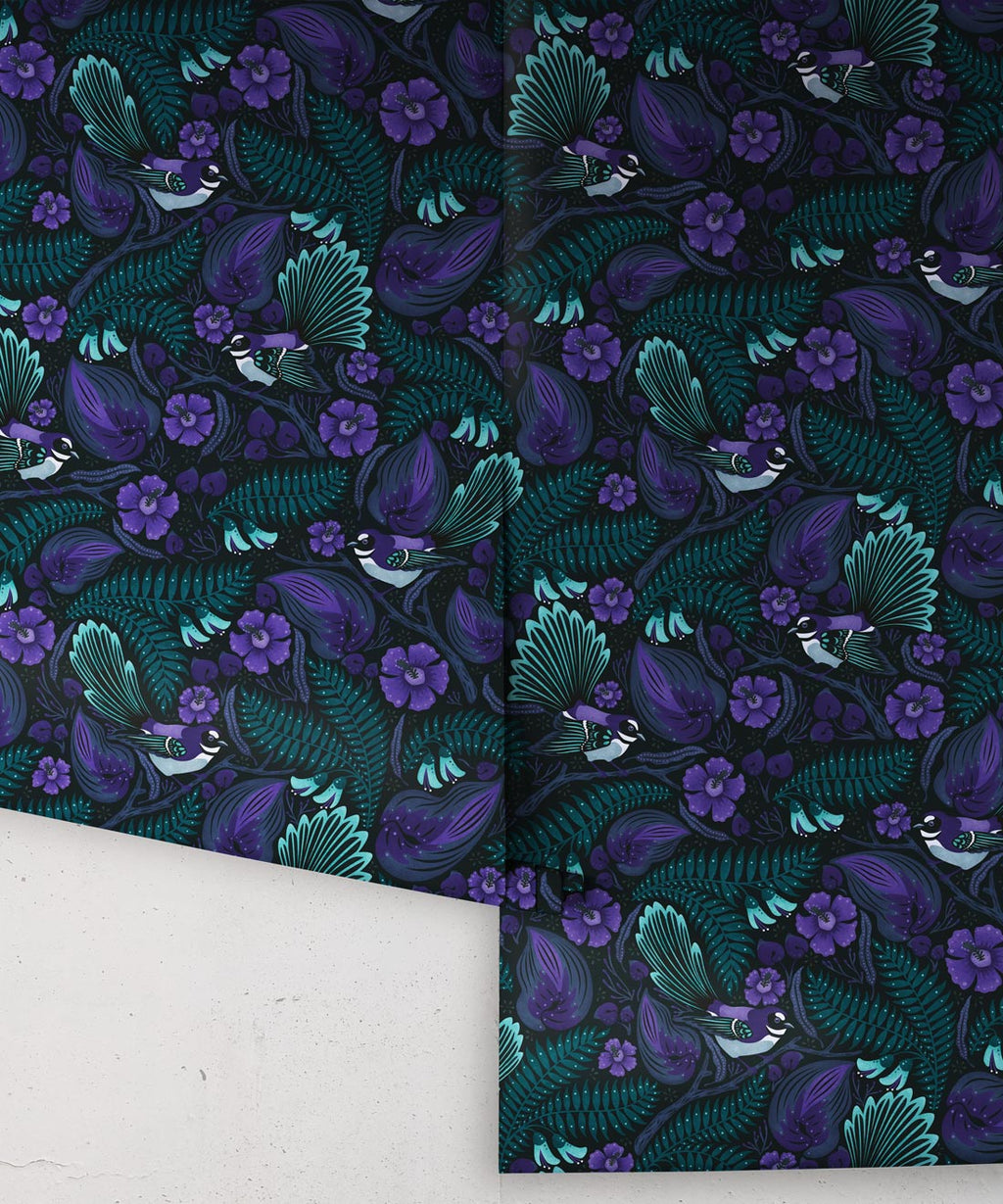 Fantails Wallpaper, Midnight