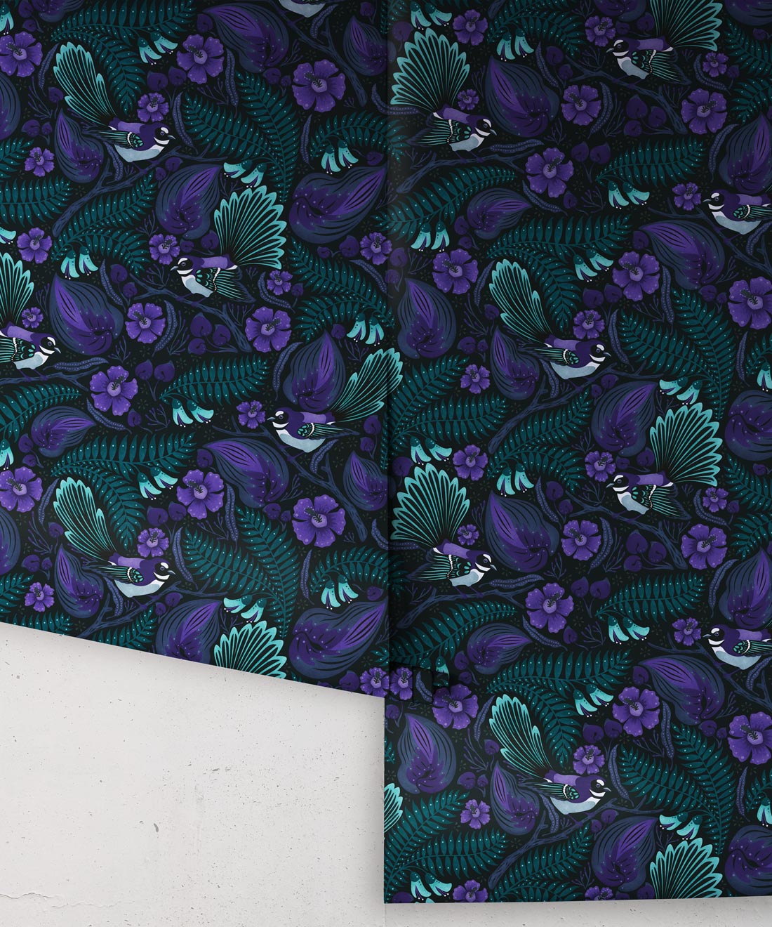 Fantails Wallpaper, Midnight