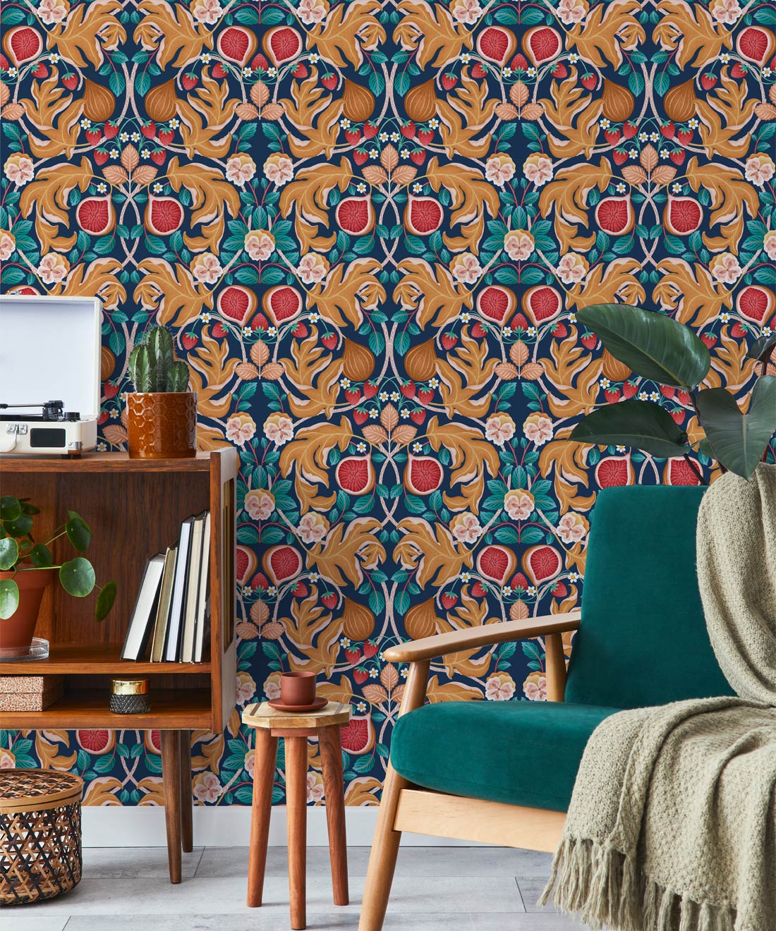 Figs & Strawberries Wallpaper, Imperial