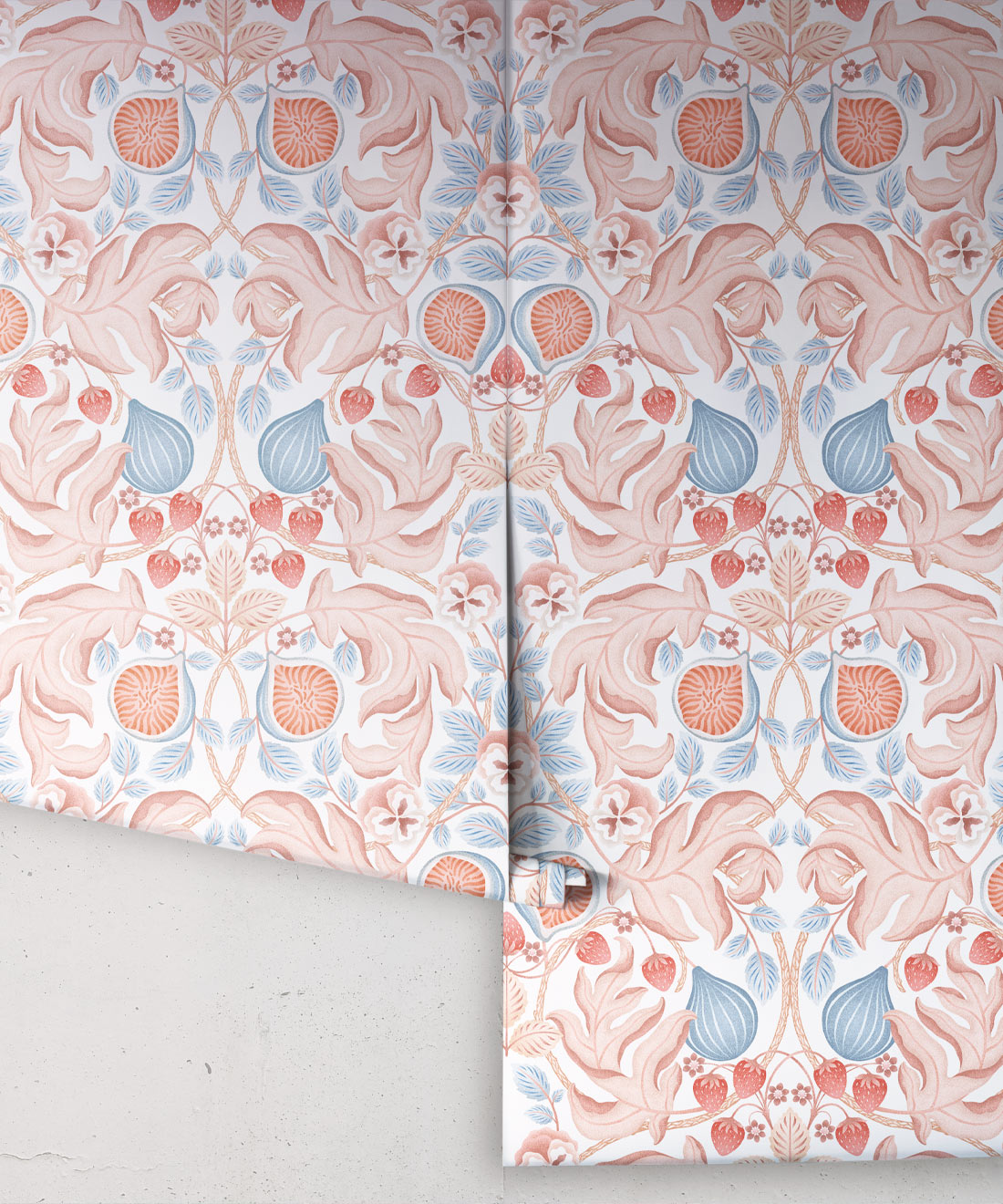Figs & Strawberries Wallpaper, Light