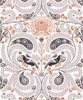 Huia & Chrysanthemum Wallpaper, Ivory