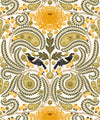 Huia & Chrysanthemum Wallpaper, Spring