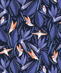 Hummingbirds Wallpaper, Blue
