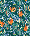 Hummingbirds Wallpaper, Green