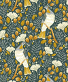 Holy Kereru Wallpaper, Mustard Green
