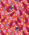 Exotic Kingfishers Wallpaper, Pink