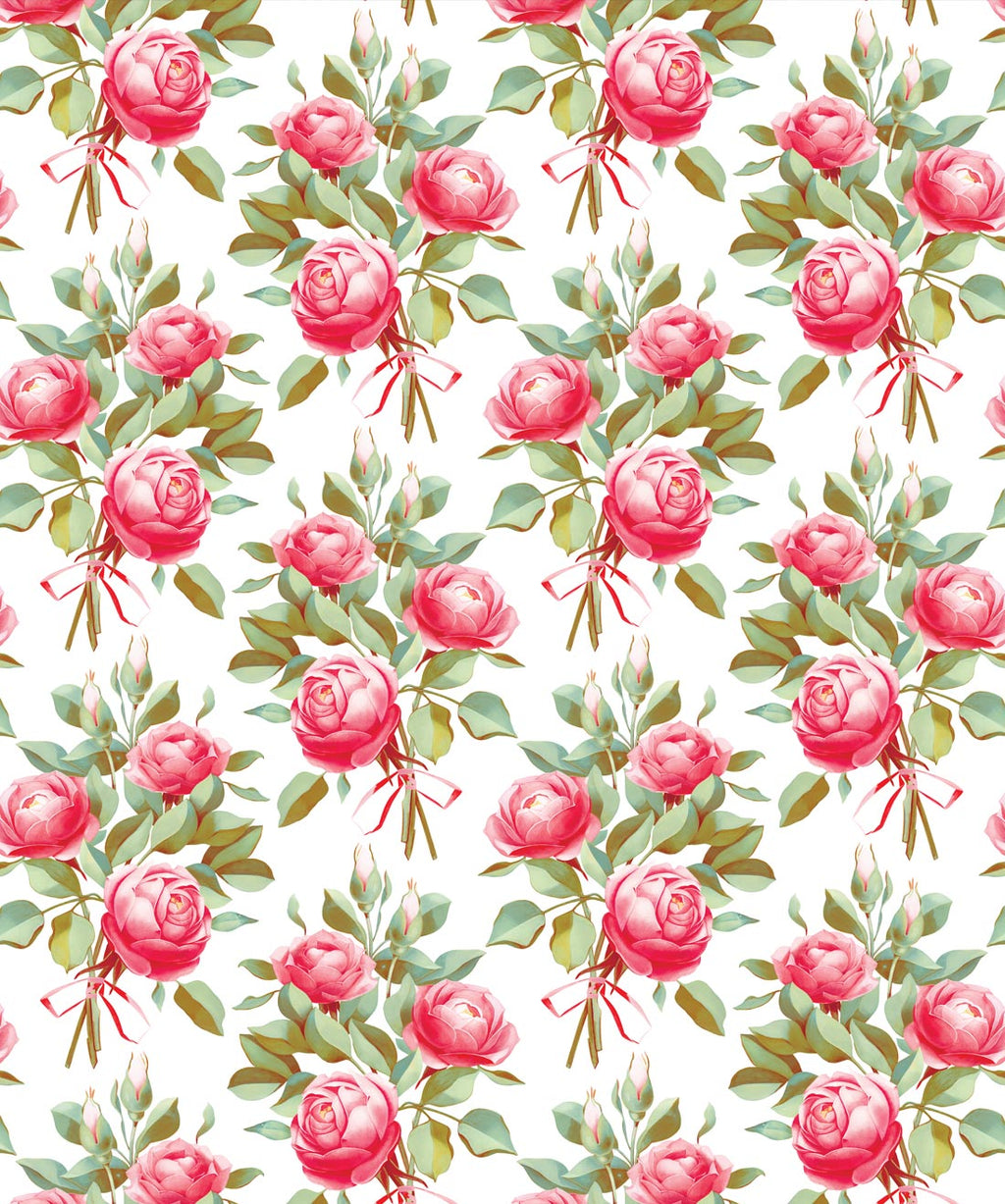 Governors Rose Wallpaper, Fernberg Cream