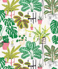 (Large) House Plants Wallpaper, Green