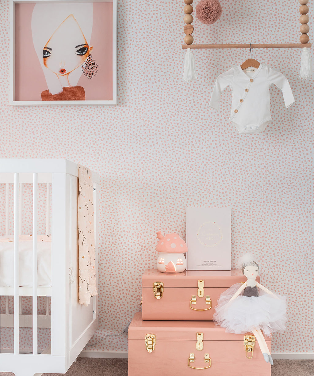 Huddy’s Dots Wallpaper, Ella Rose