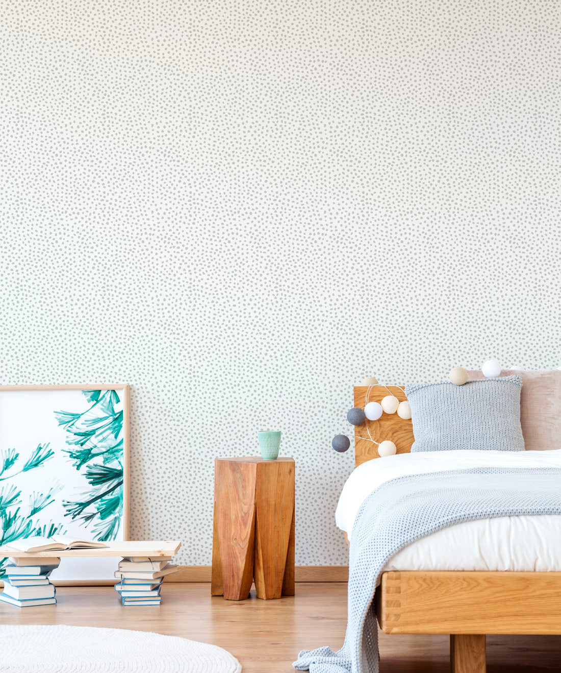 Huddy’s Dots Wallpaper, Grey
