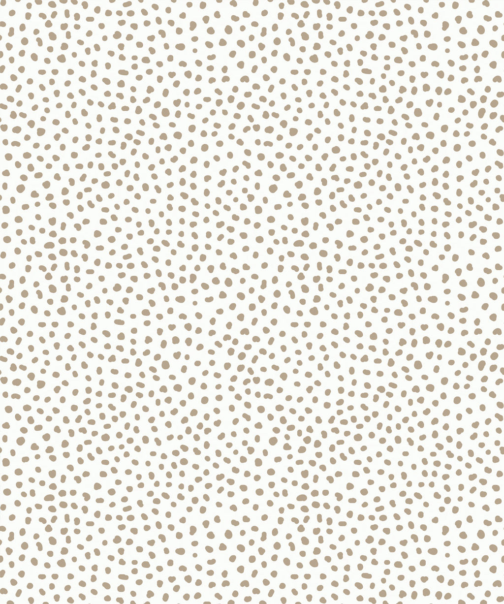Huddy’s Dots Wallpaper, Taupe