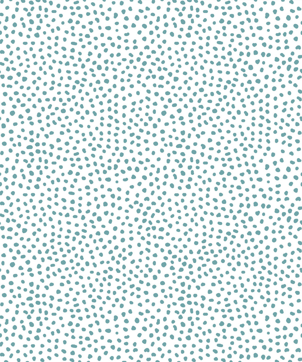 Huddy’s Dots Wallpaper, Teal