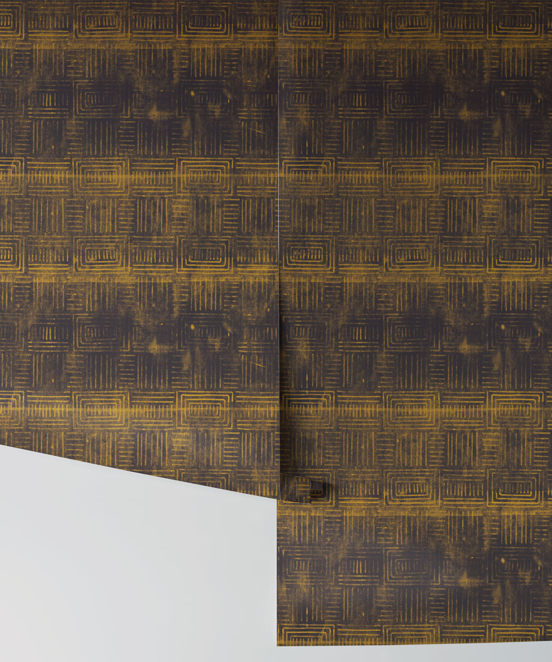 Layered Boho Wallpaper, Gold Night