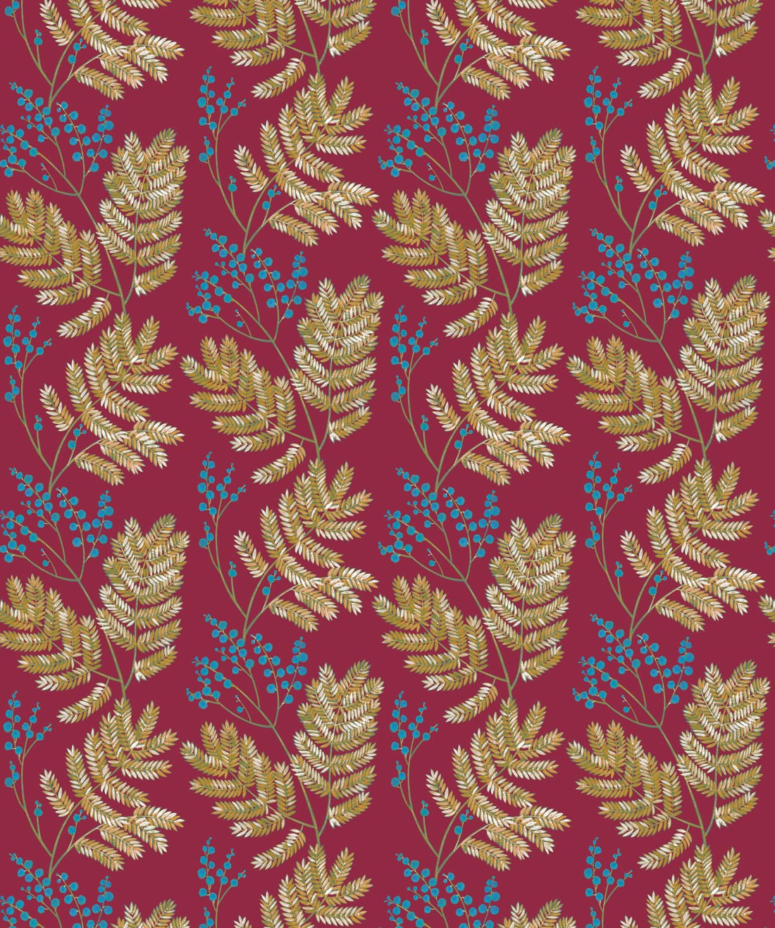Mimosa Wallpaper, Pomegranate