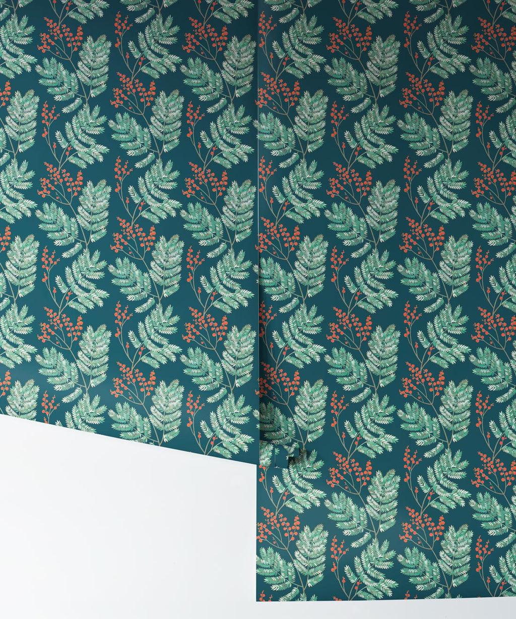 Mimosa Wallpaper, Red Tango