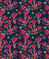 Olive Dapple Wallpaper, Fuchsia Night