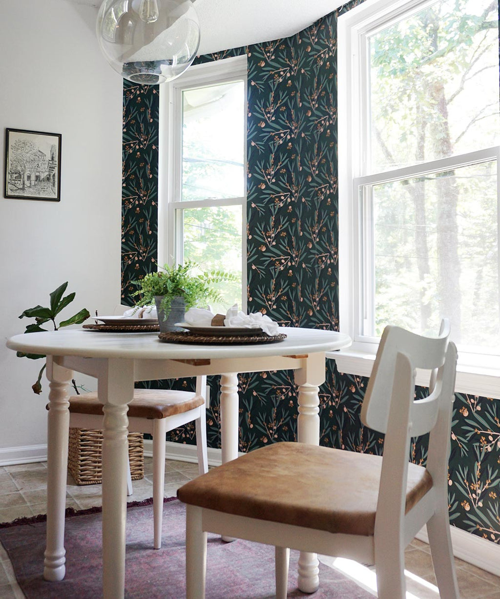 Olive Dapple Wallpaper, Laurel Wood