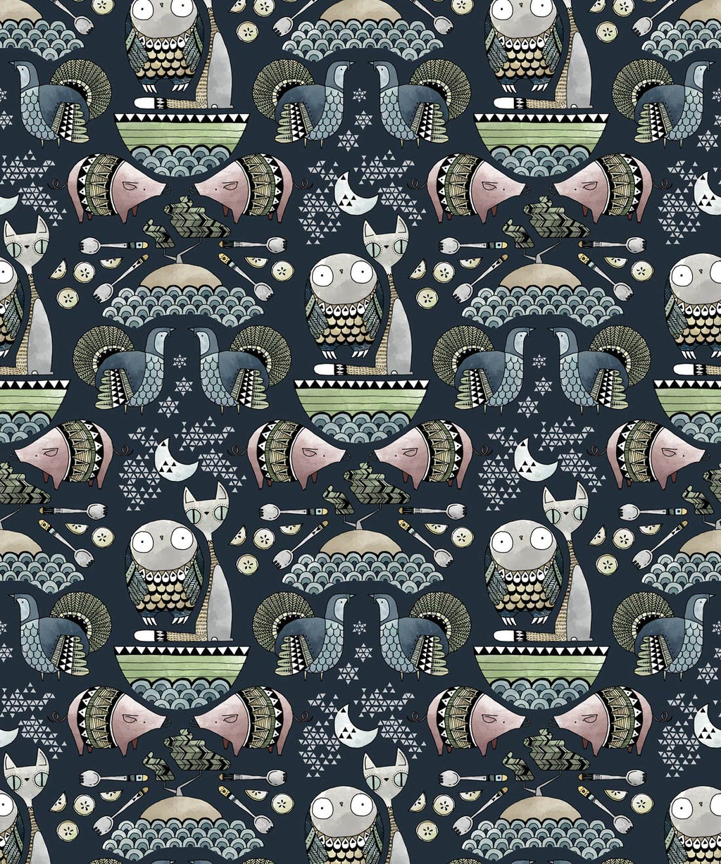 The Owl & The Pussycat Wallpaper