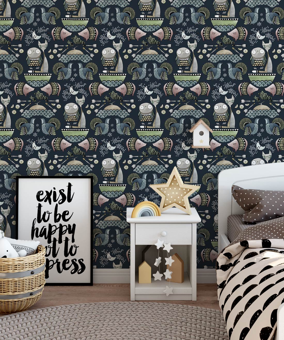 The Owl & The Pussycat Wallpaper
