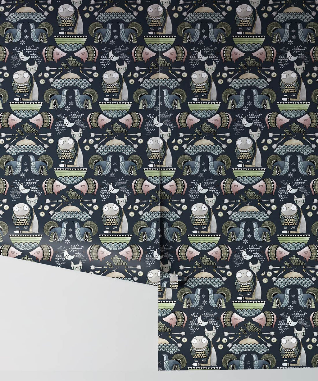 The Owl & The Pussycat Wallpaper