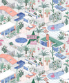 Palm Springs Wallpaper, Grey