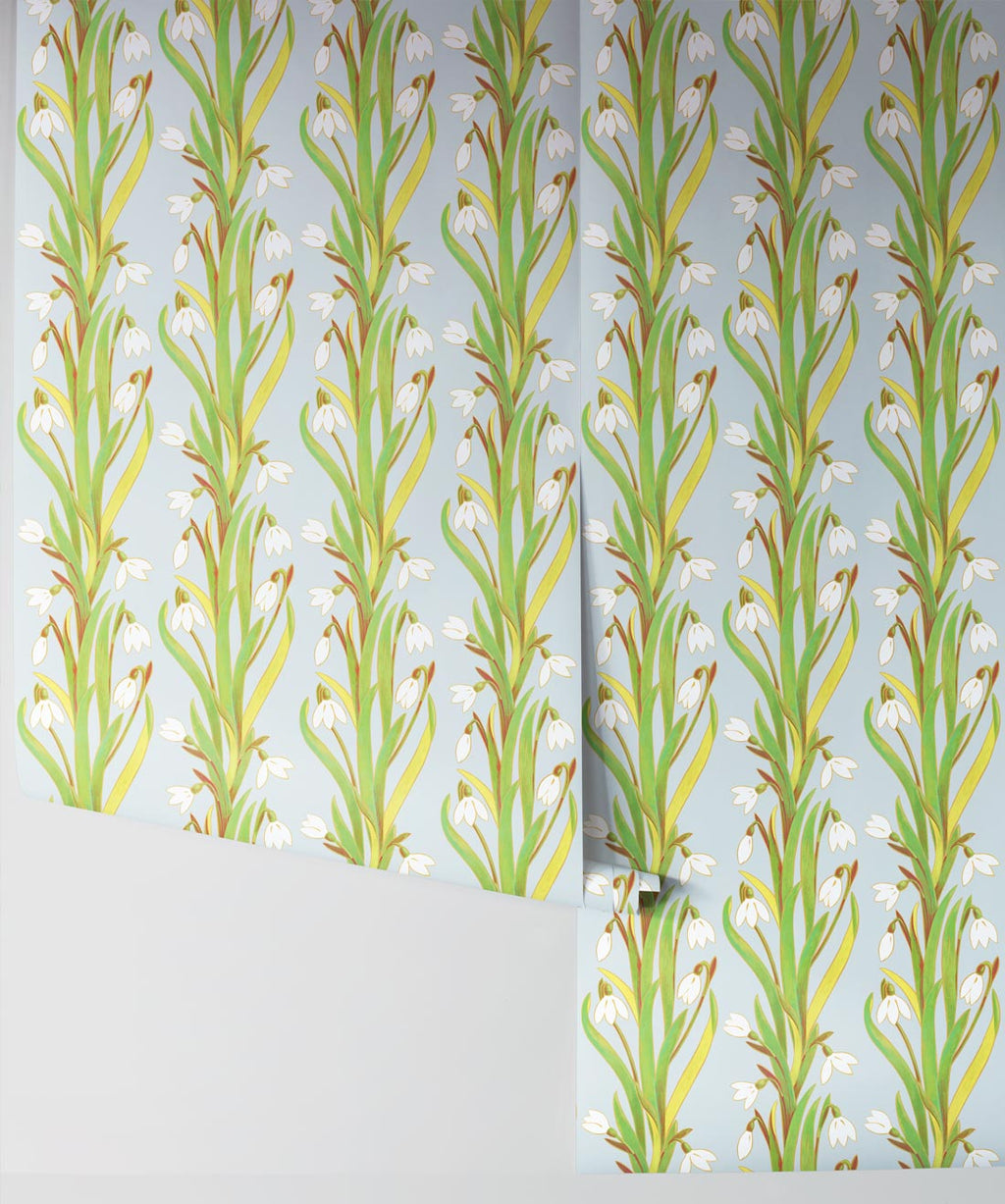 Snow Drop Wallpaper, Spearmint Ice