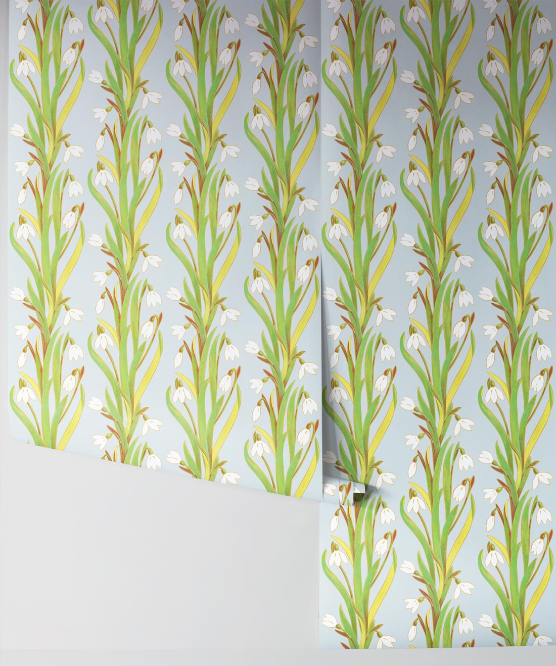 Snow Drop Wallpaper, Spearmint Ice