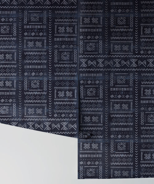 Papel pintado Tribal Mud, Azul