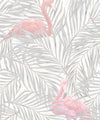 Tropical Flamingos Wallpaper, Subtle