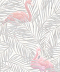 Tropical Flamingos Wallpaper, Subtle
