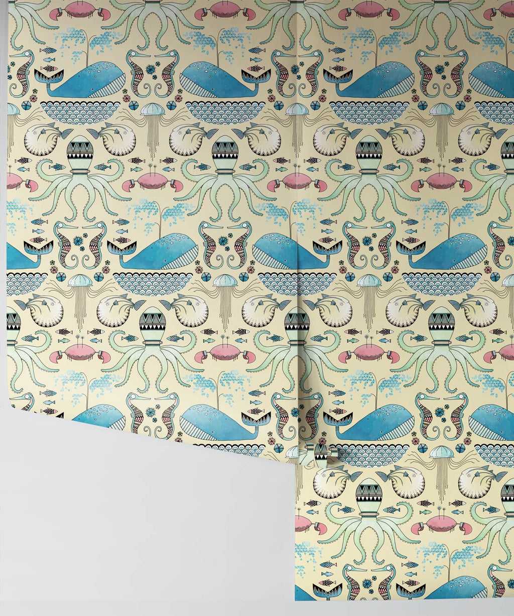 Under The Sea Wallpaper, Yellow