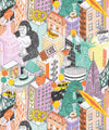 New York City Wallpaper, Pink