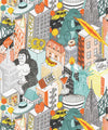 New York City Wallpaper, Grey