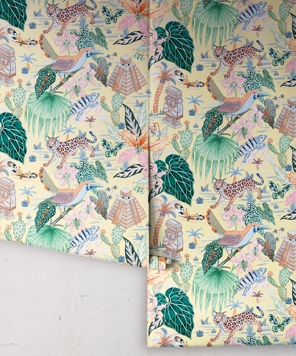 Yucatán Wallpaper, Yellow
