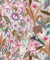 Parrot Jungle Wallpaper, Oatmeal