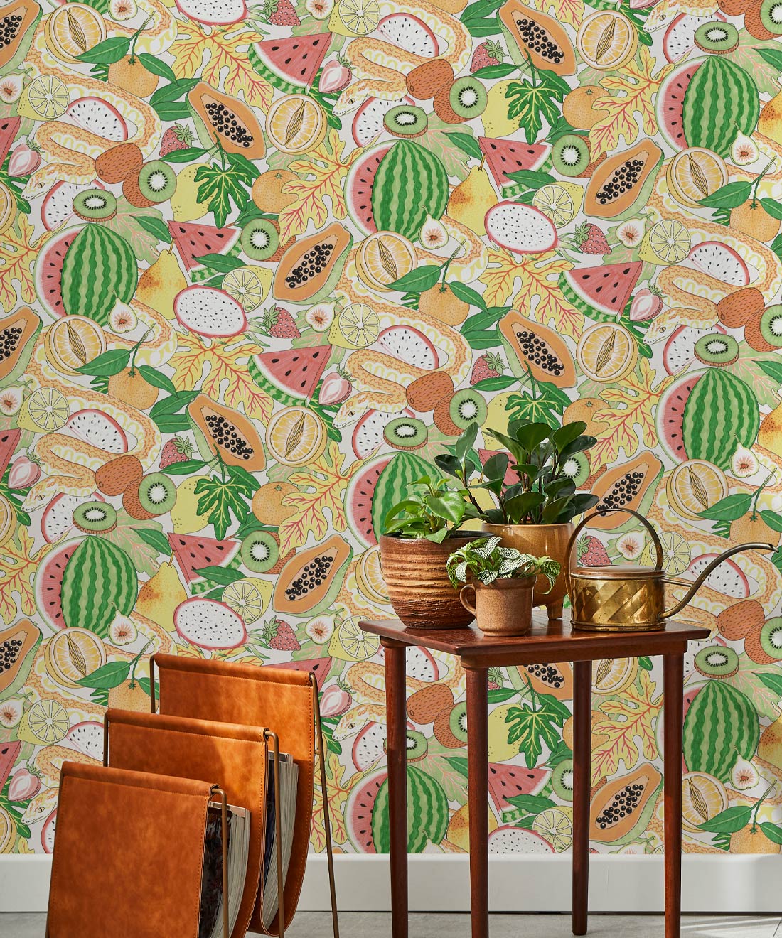 Fruity Wallpaper, Orange
