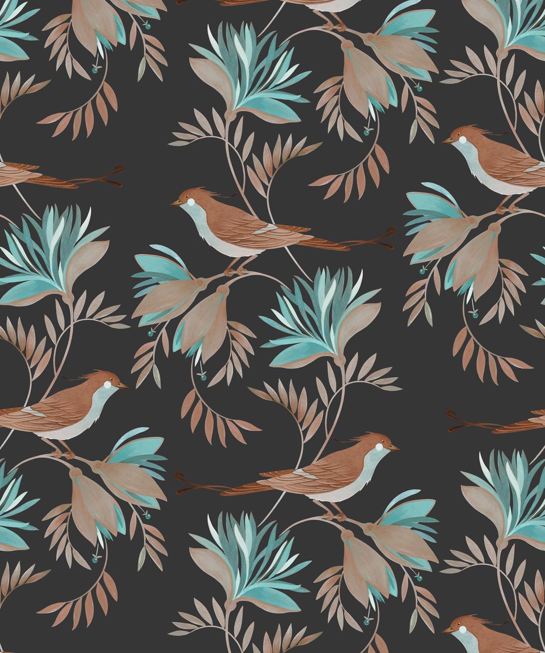 Winsome Wallpaper, Riviera Eden