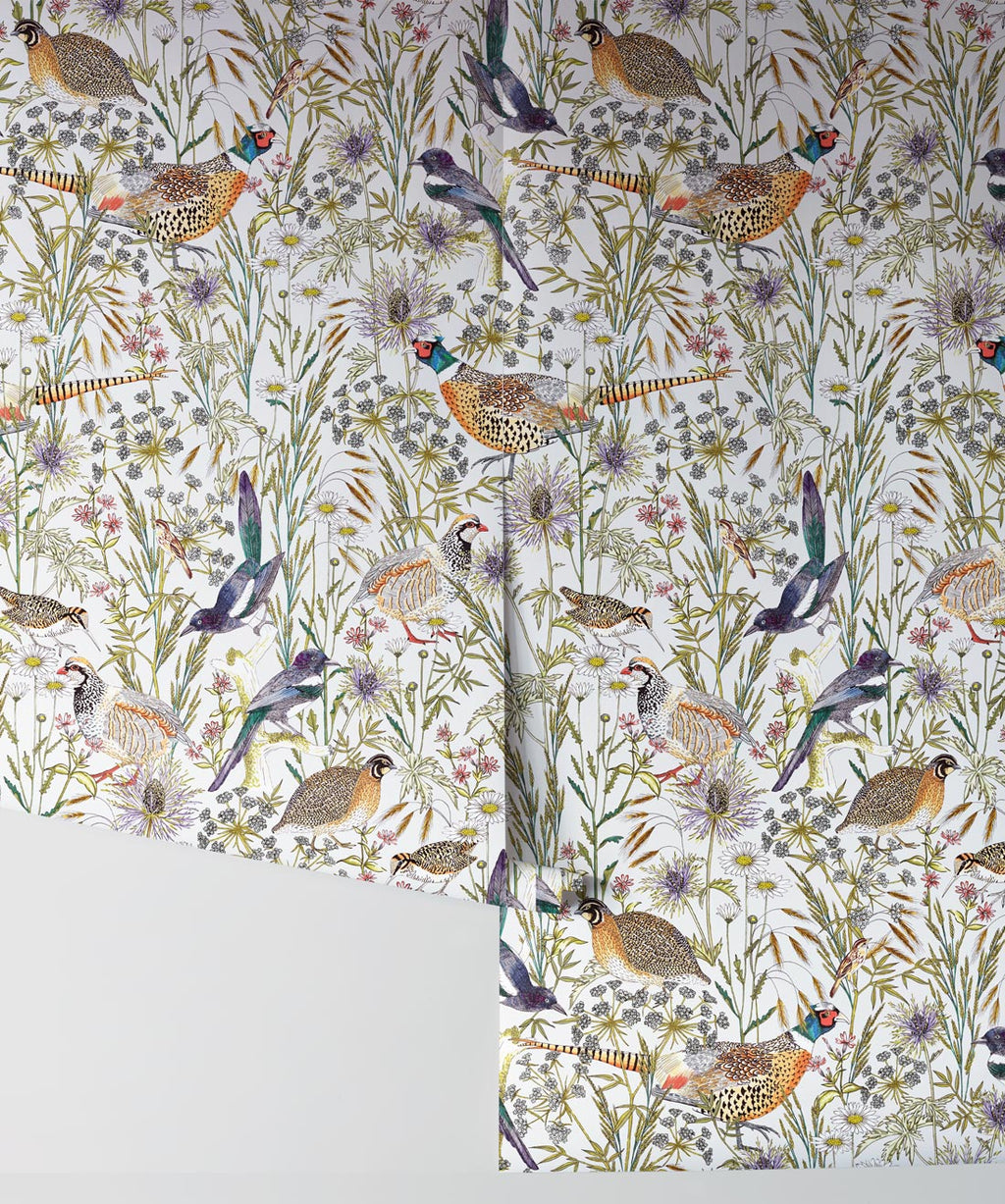 Woodland Birds Wallpaper