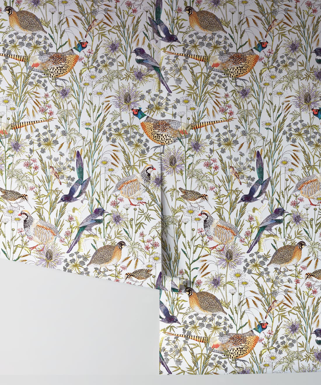 Woodland Birds Wallpaper