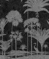 Shadow Palms Mural, Black & White