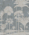 Shadow Palms Mural, Blue
