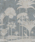 Shadow Palms Mural, Blue