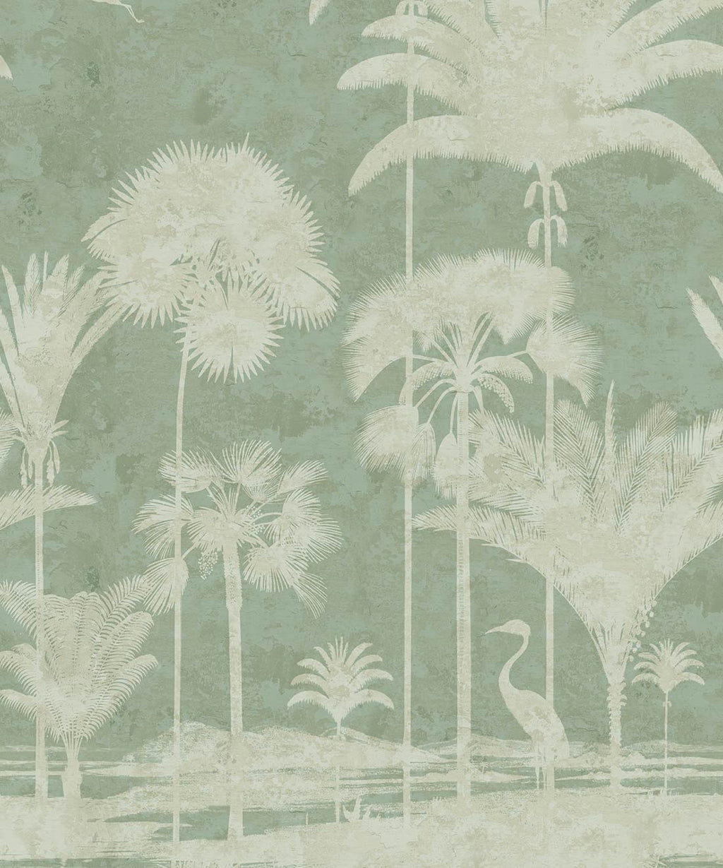 Shadow Palms Mural, Mint